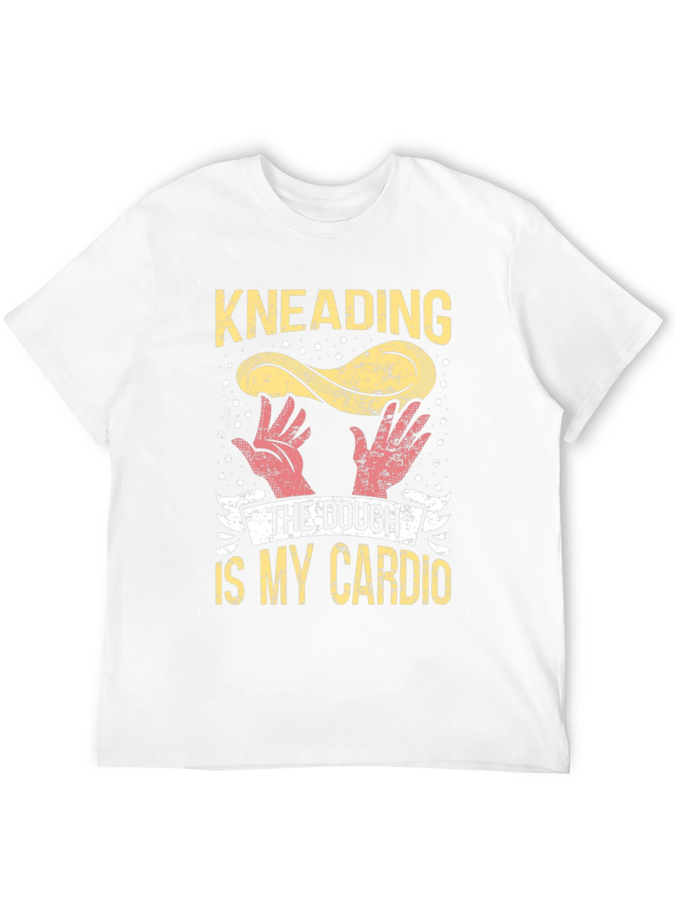 Black Kneading Dough Cardio Graphic T-Shirt view 12