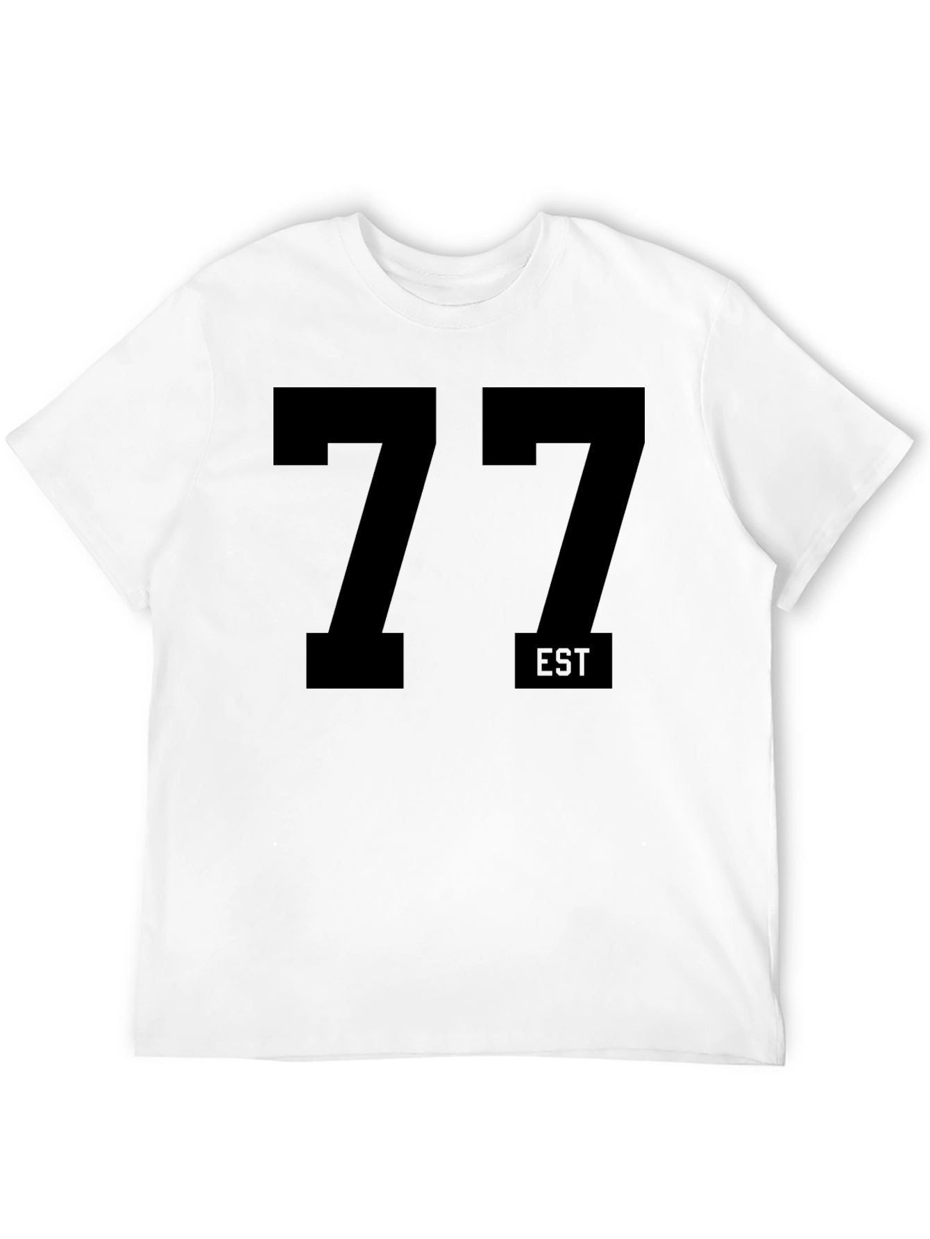 Black EST 77 Black Graphic Tee view 12