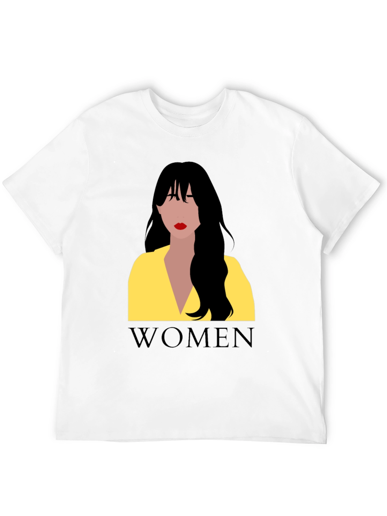 Women Graphic Tee - Black Cotton T-Shirt - 12