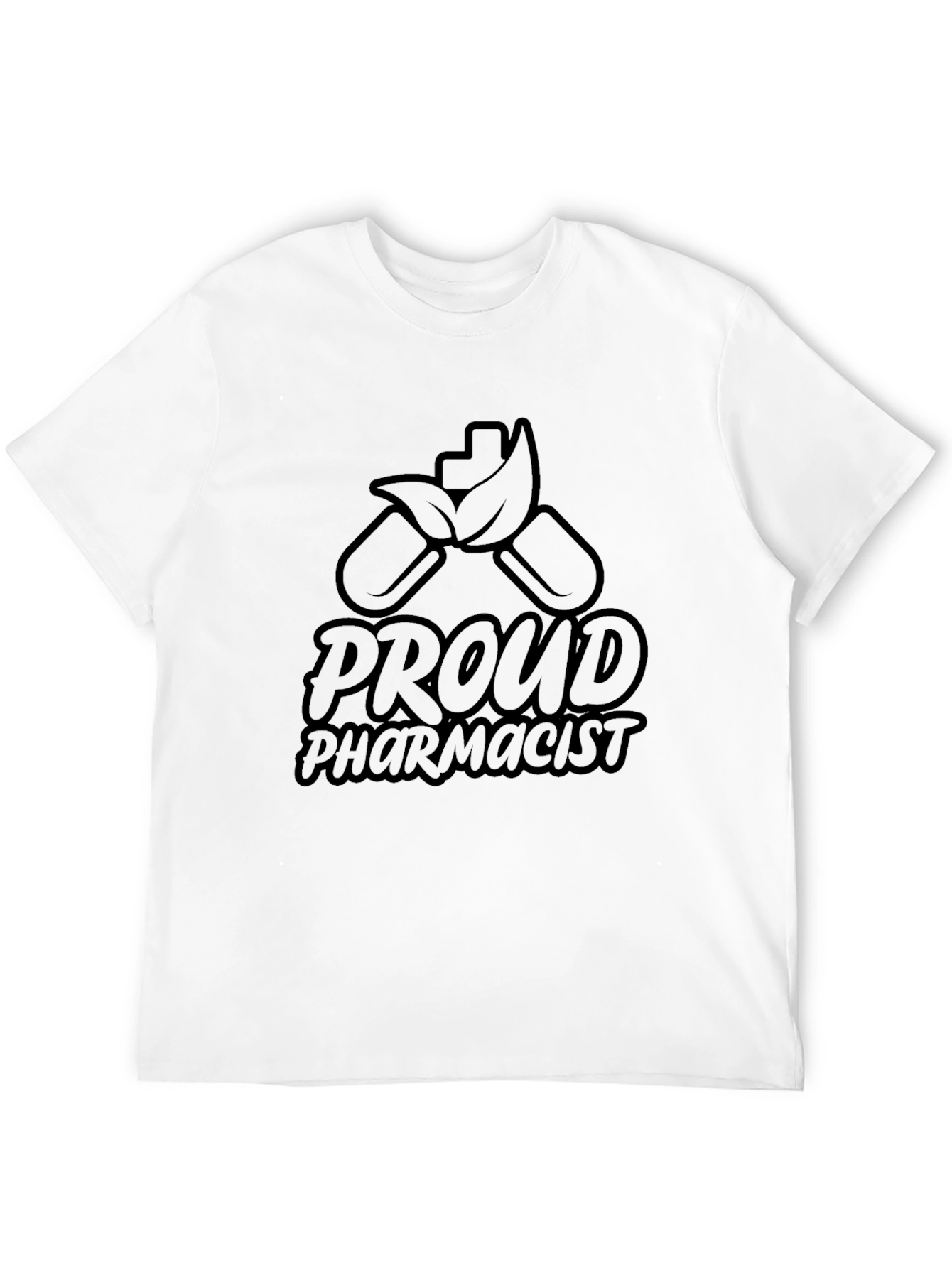 Black Proud Pharmacist Black T-Shirt view 12