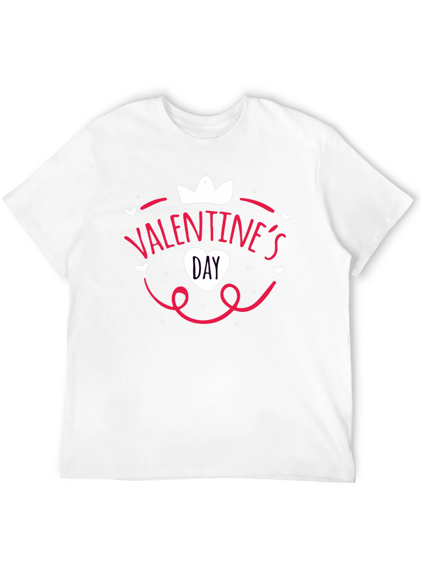 Black Valentine's Day Black T-Shirt view 12