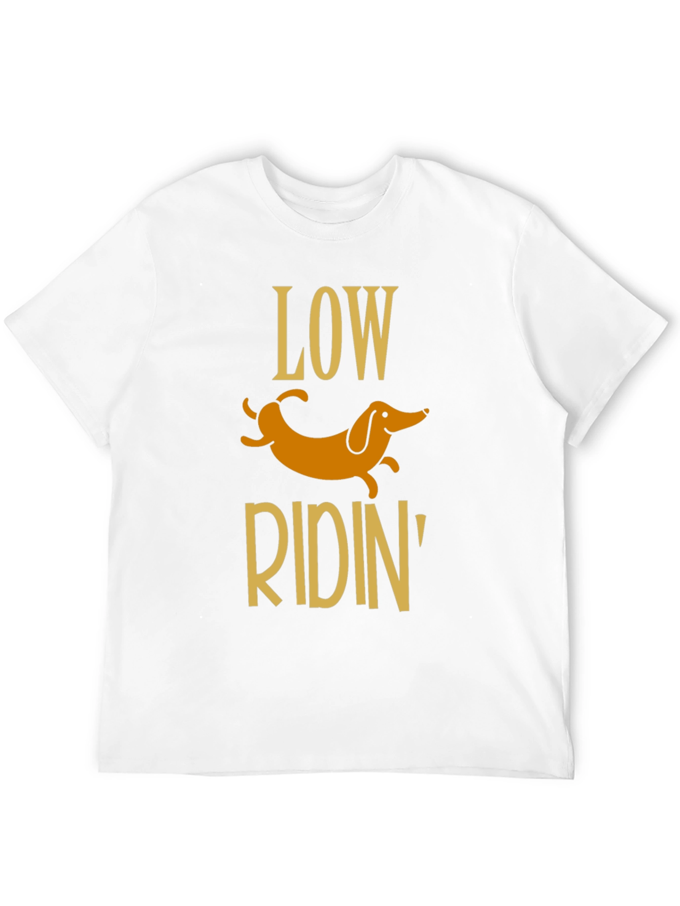 Black Low Ridin' Dachshund Dog T-Shirt view 12
