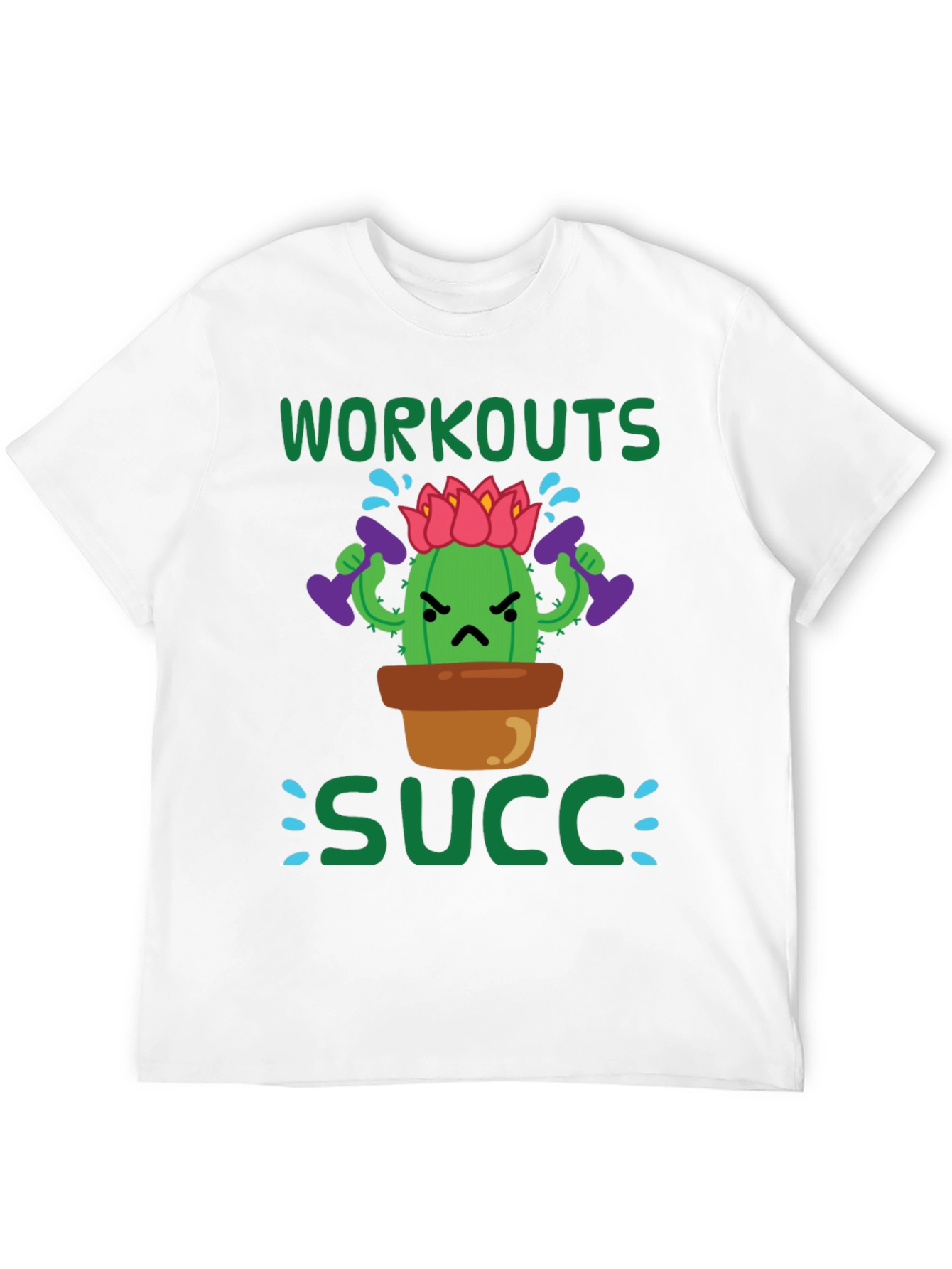 Black Workouts Succ T-Shirt - Gym Humor view 12