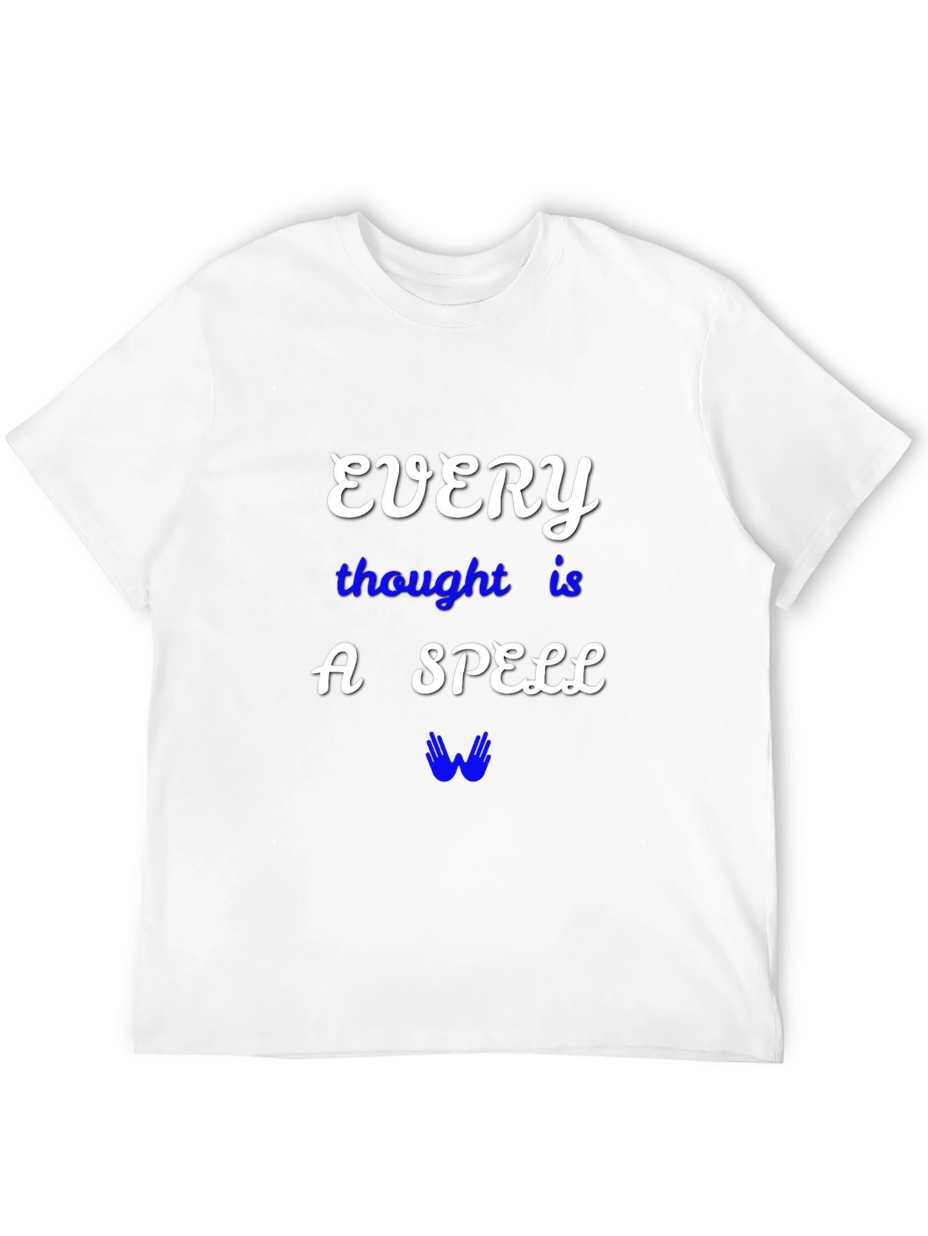 Black Every Thought is a Spell T-Shirt - Black view 12