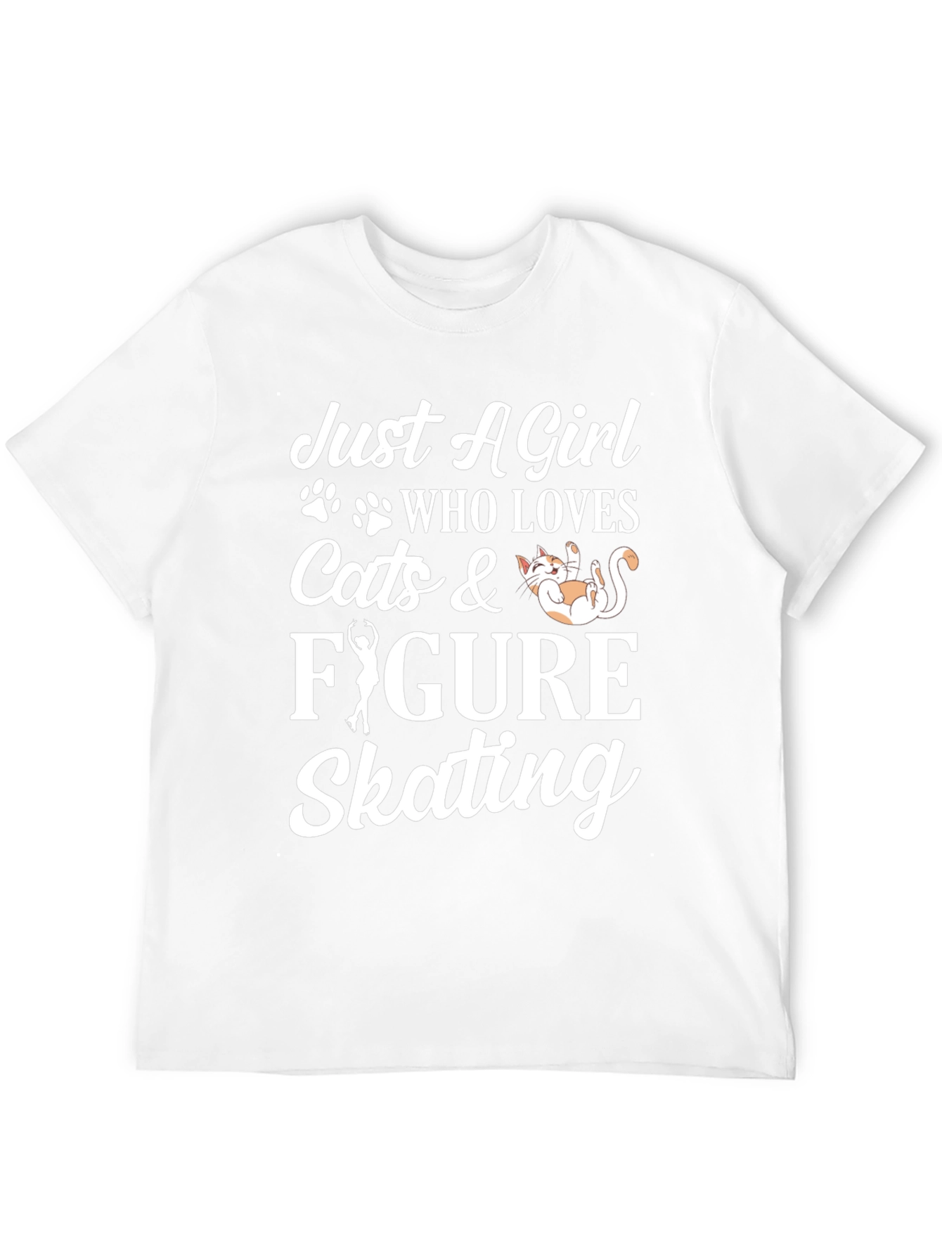 Black Cats & Figure Skating Graphic Tee view 12