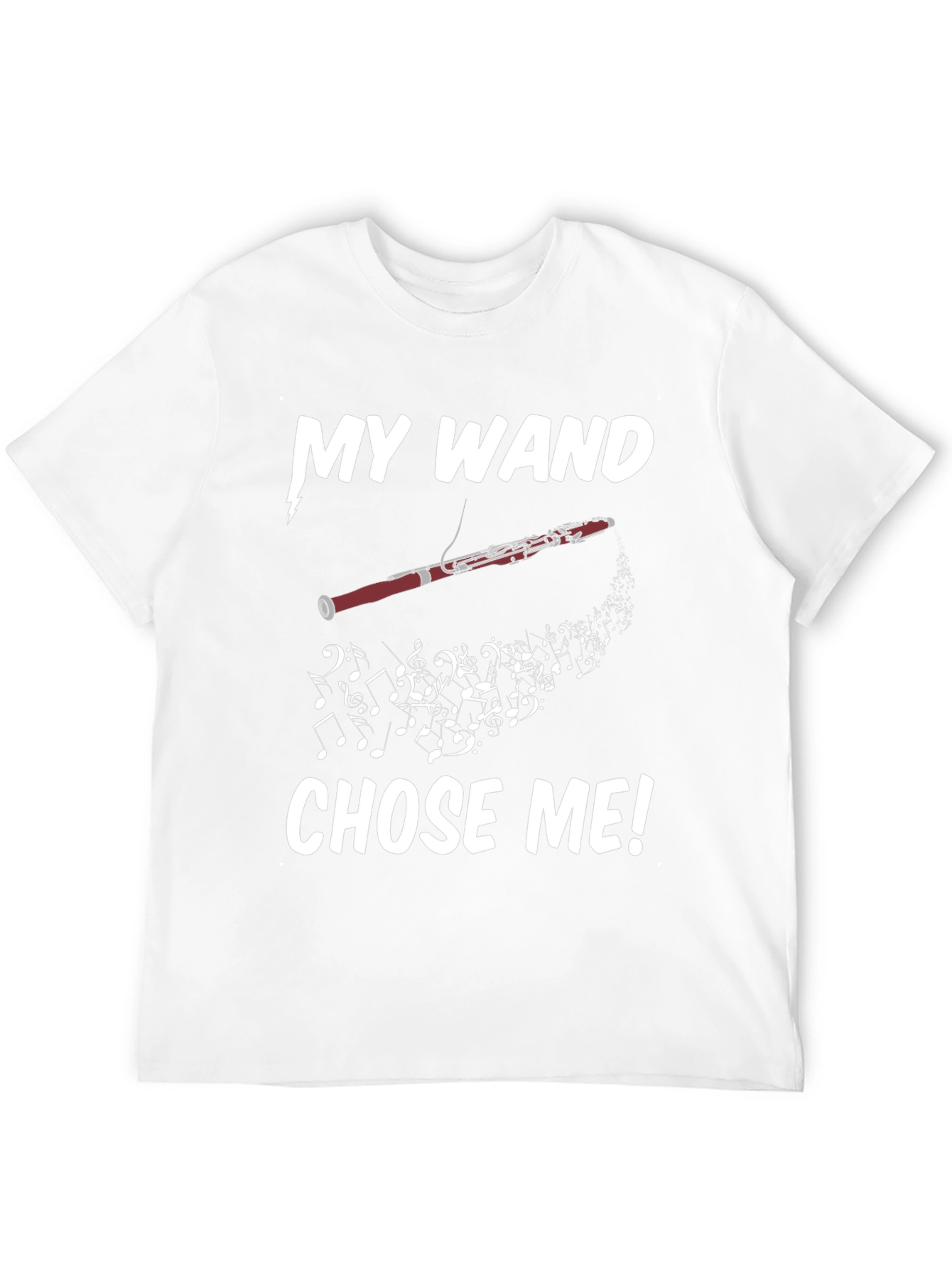 Black My Wand Chose Me Bassoon T-Shirt view 12
