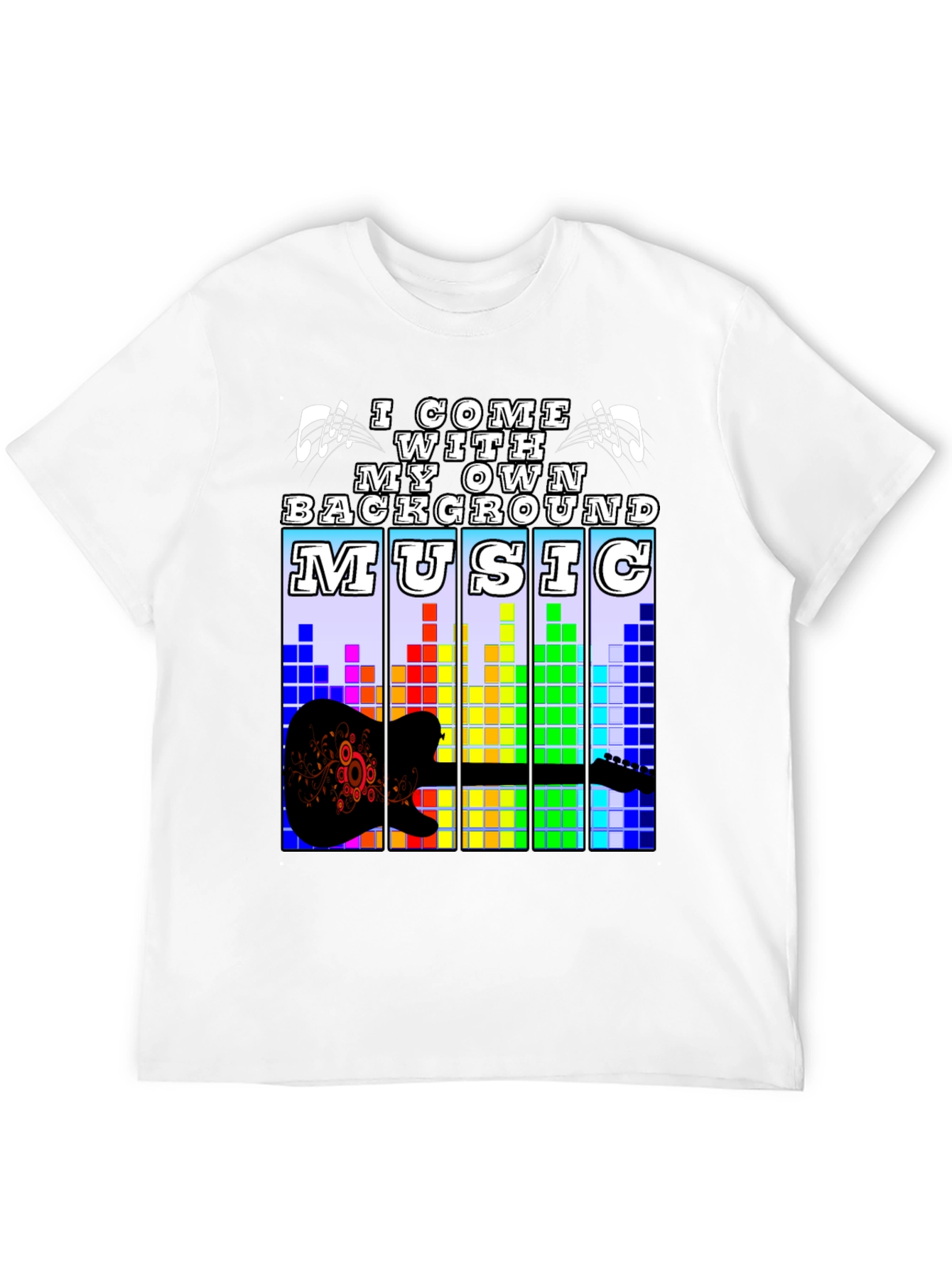 Black Music Lover's Graphic T-Shirt view 12