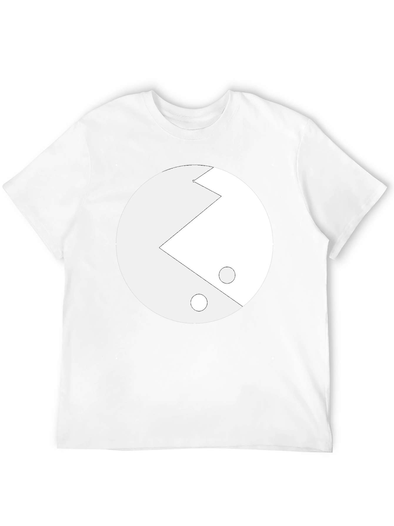 Black Minimalist Graphic Tee - Retro Arcade Design view 12