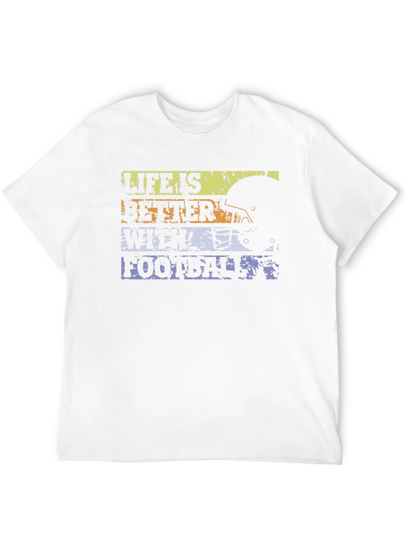 Black Football Life T-Shirt view 12