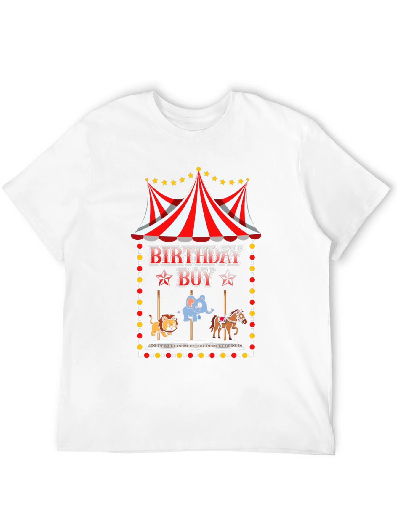 Black Birthday Boy Circus T-Shirt view 12