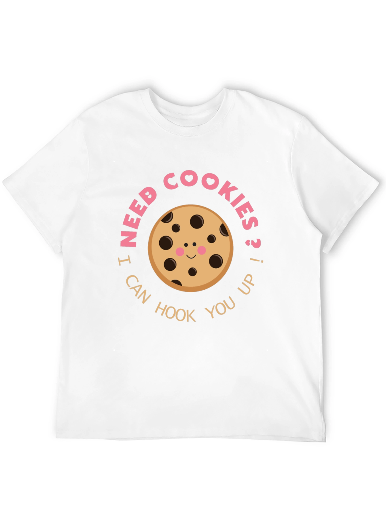 Black I Need Cookies T-Shirt Funny Graphic Tee view 12