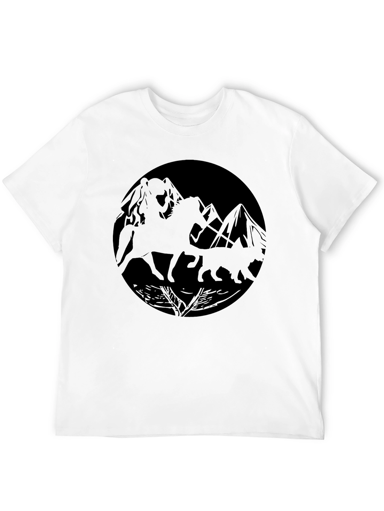 Black Mountain Horse Rider Graphic Tee - 12