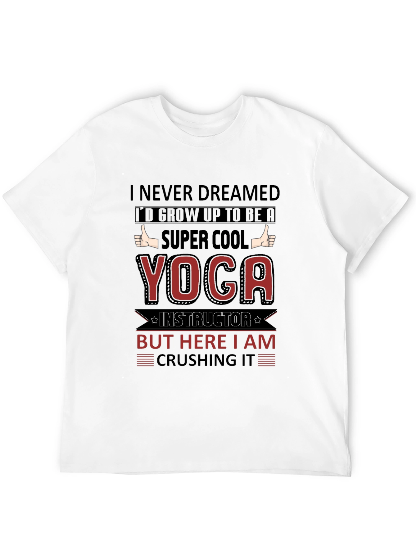 Black Super Cool Yoga Instructor T-Shirt view 12