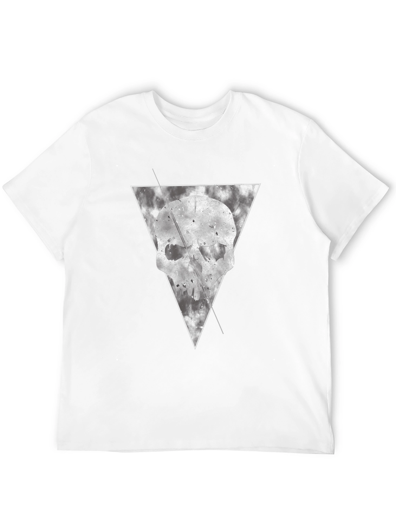 Black Skull Graphic Tee - Modern Edgy Design view 12