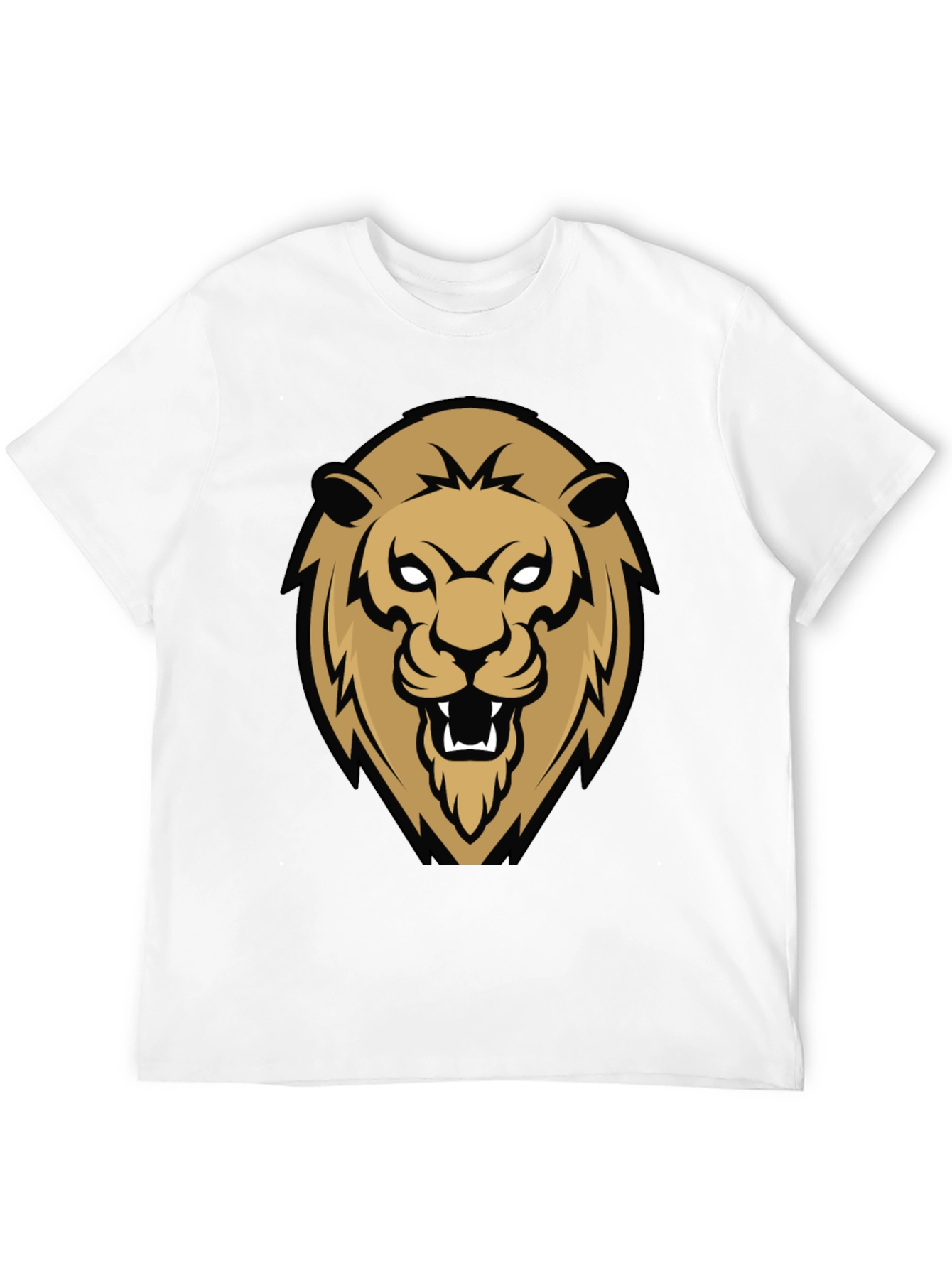 Black Lion Graphic Black T-Shirt view 12