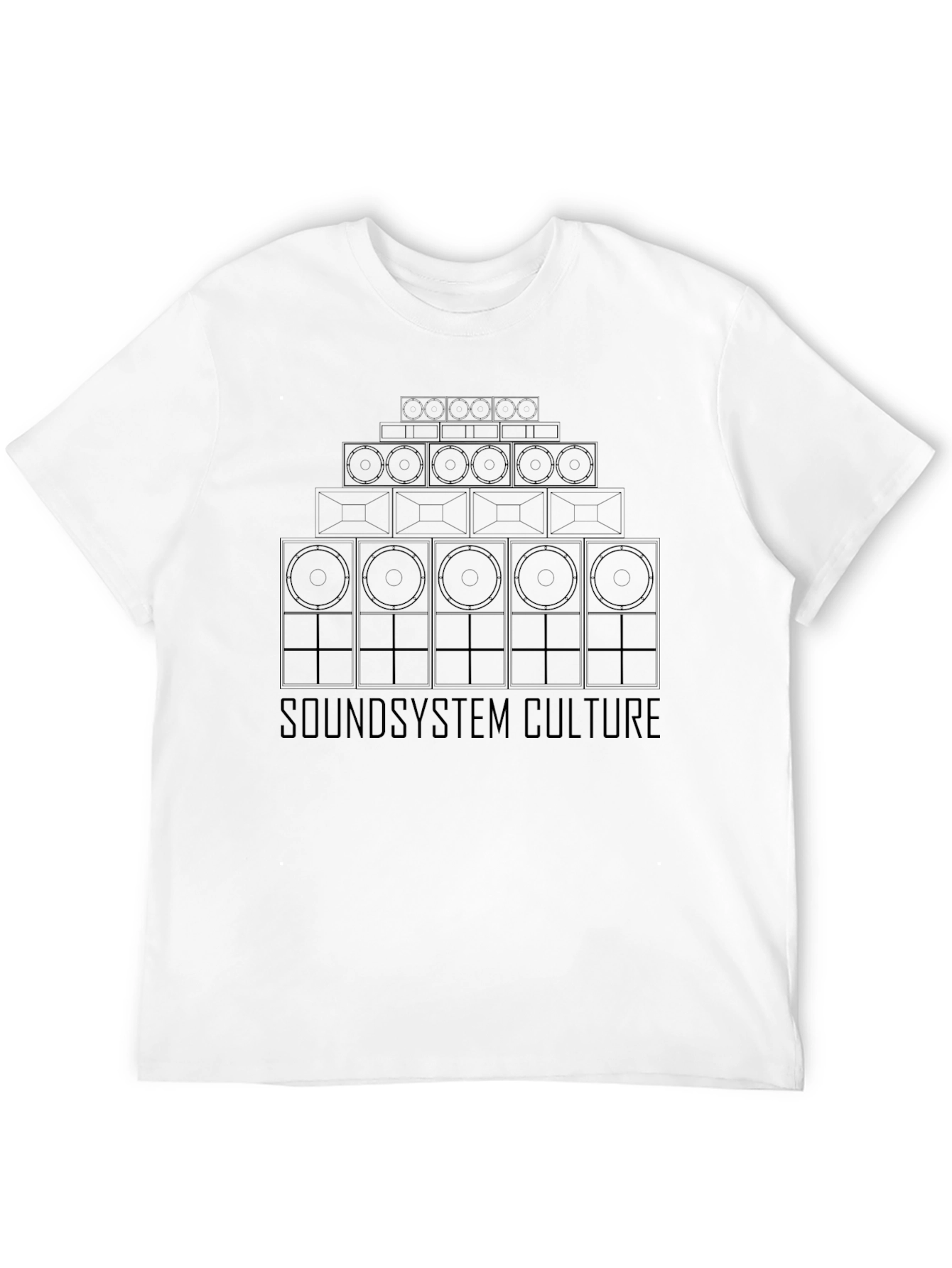 Black Soundsystem Culture Black T-Shirt view 12