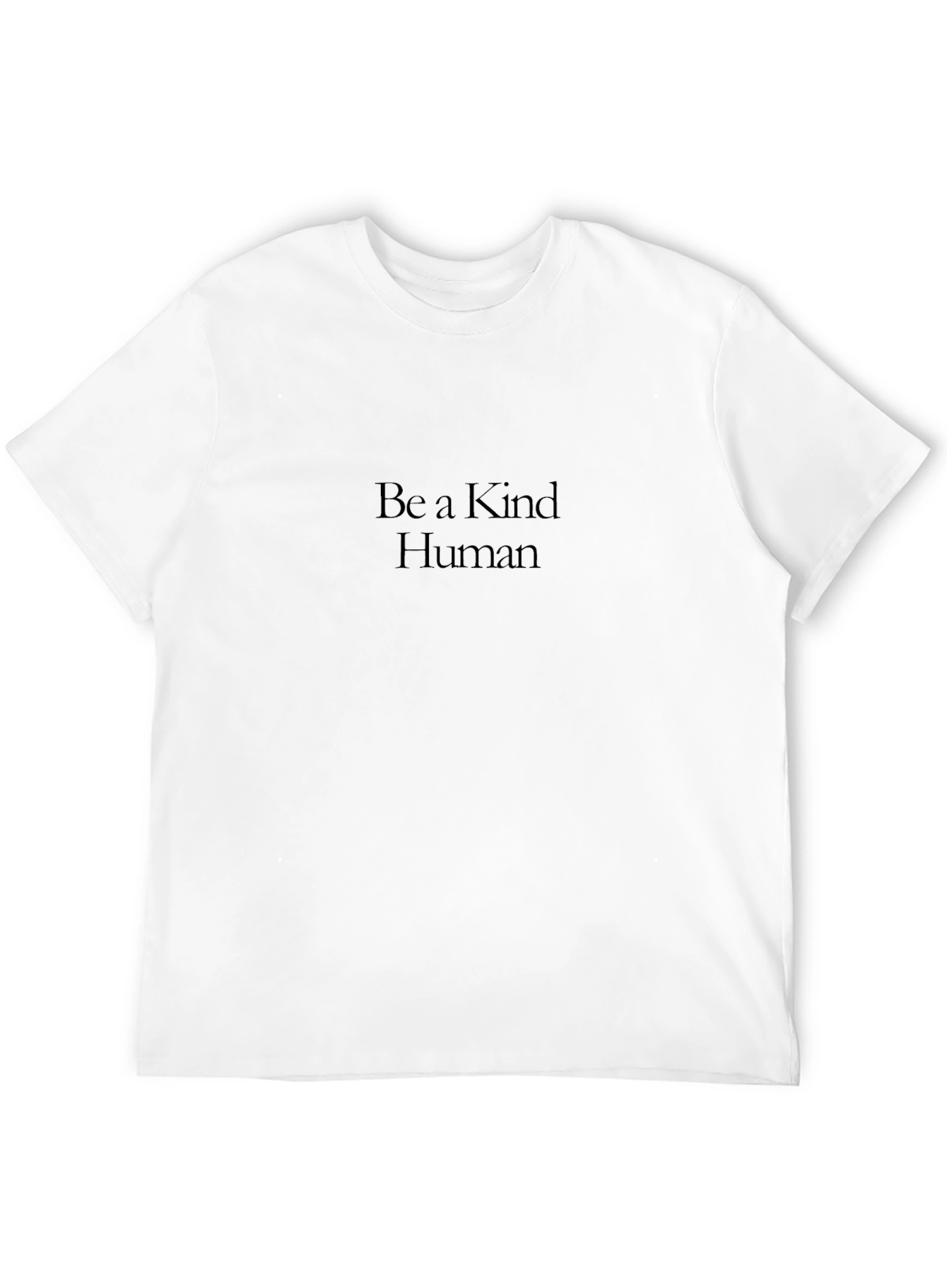 Black Be a Kind Human T-Shirt view 12