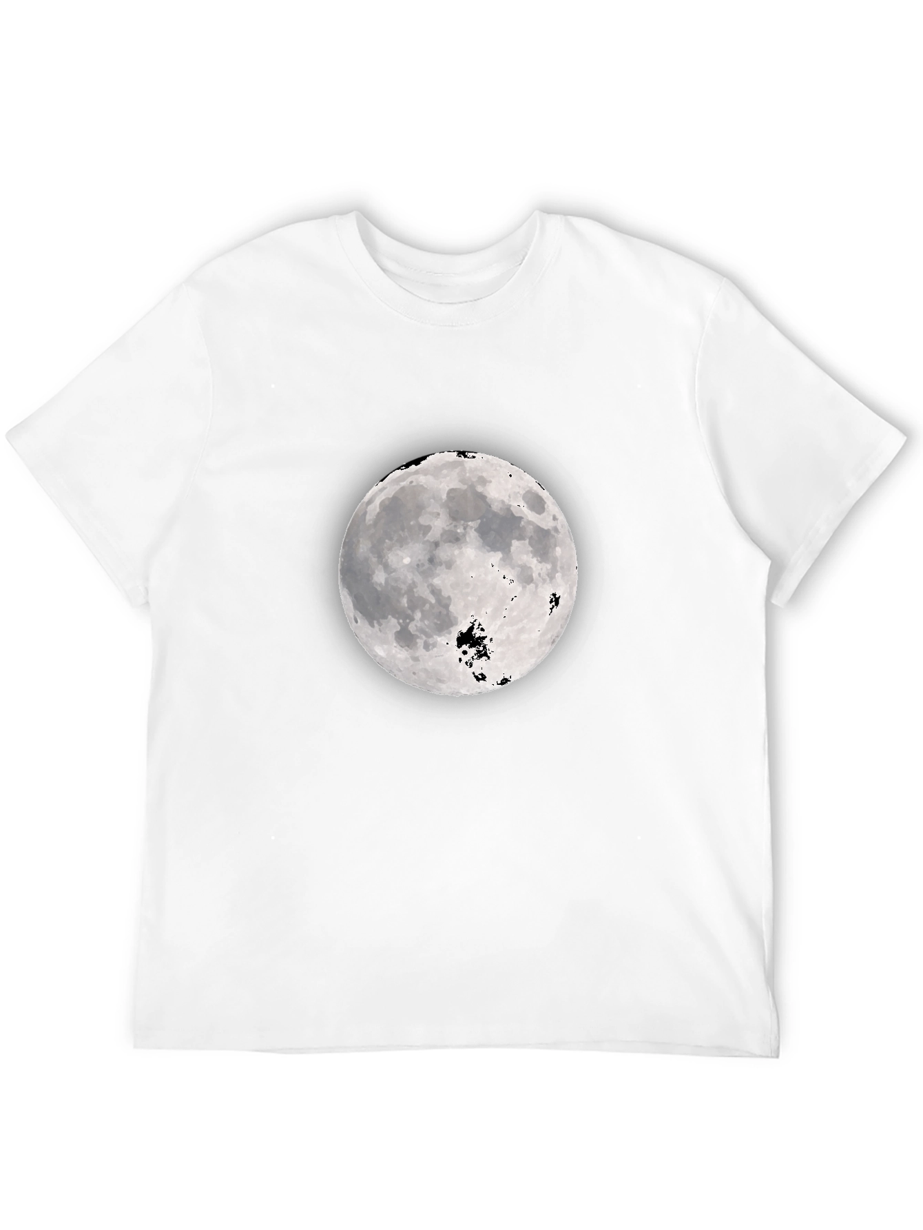 Black Moon Graphic Black T-Shirt - Celestial Style view 12