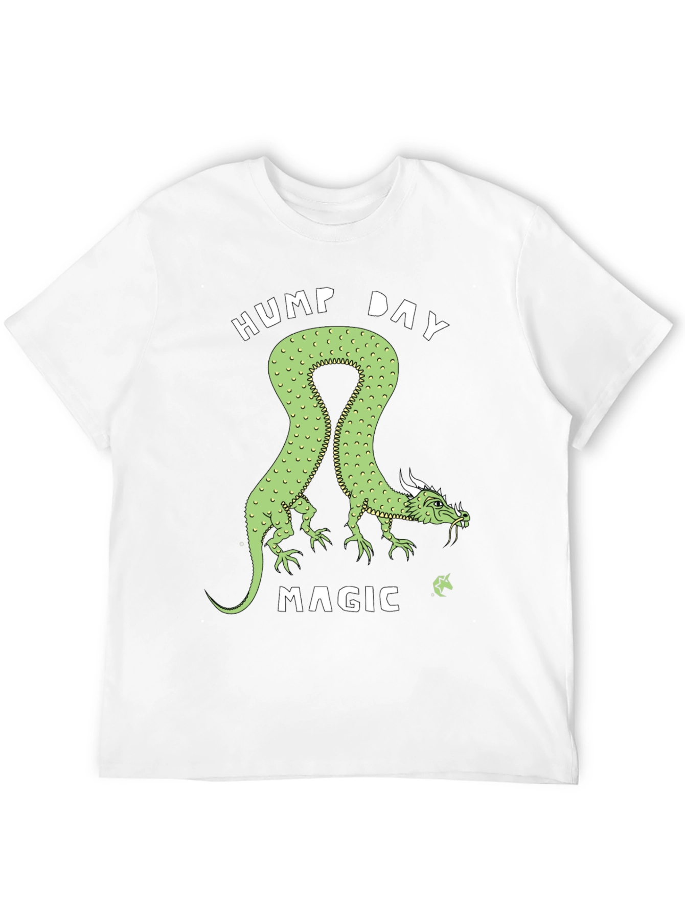 Black Hump Day Magic Dragon Graphic Tee view 12