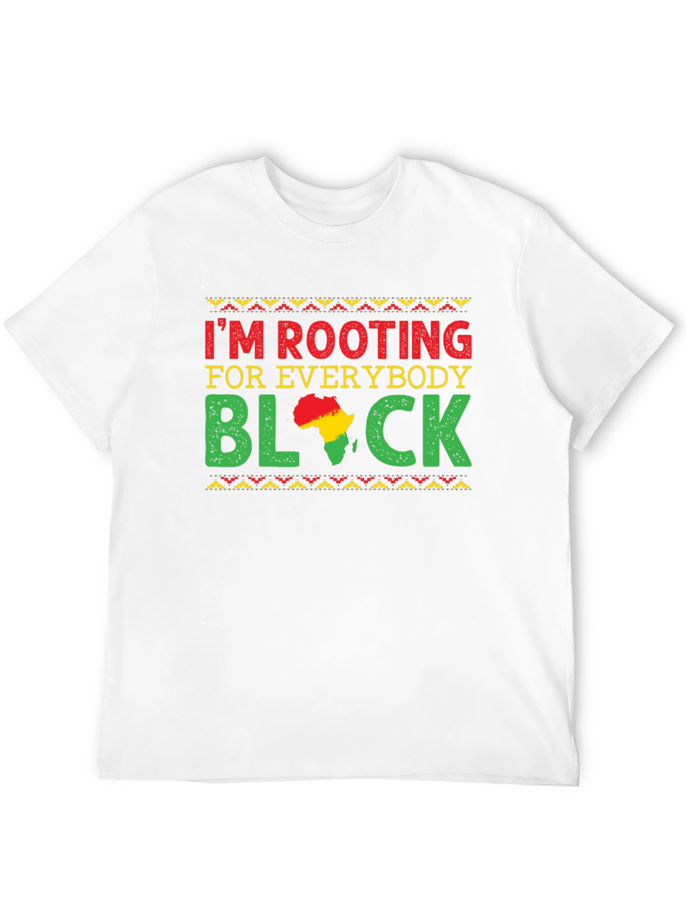 Black Rooting For Everybody Black T-Shirt view 12