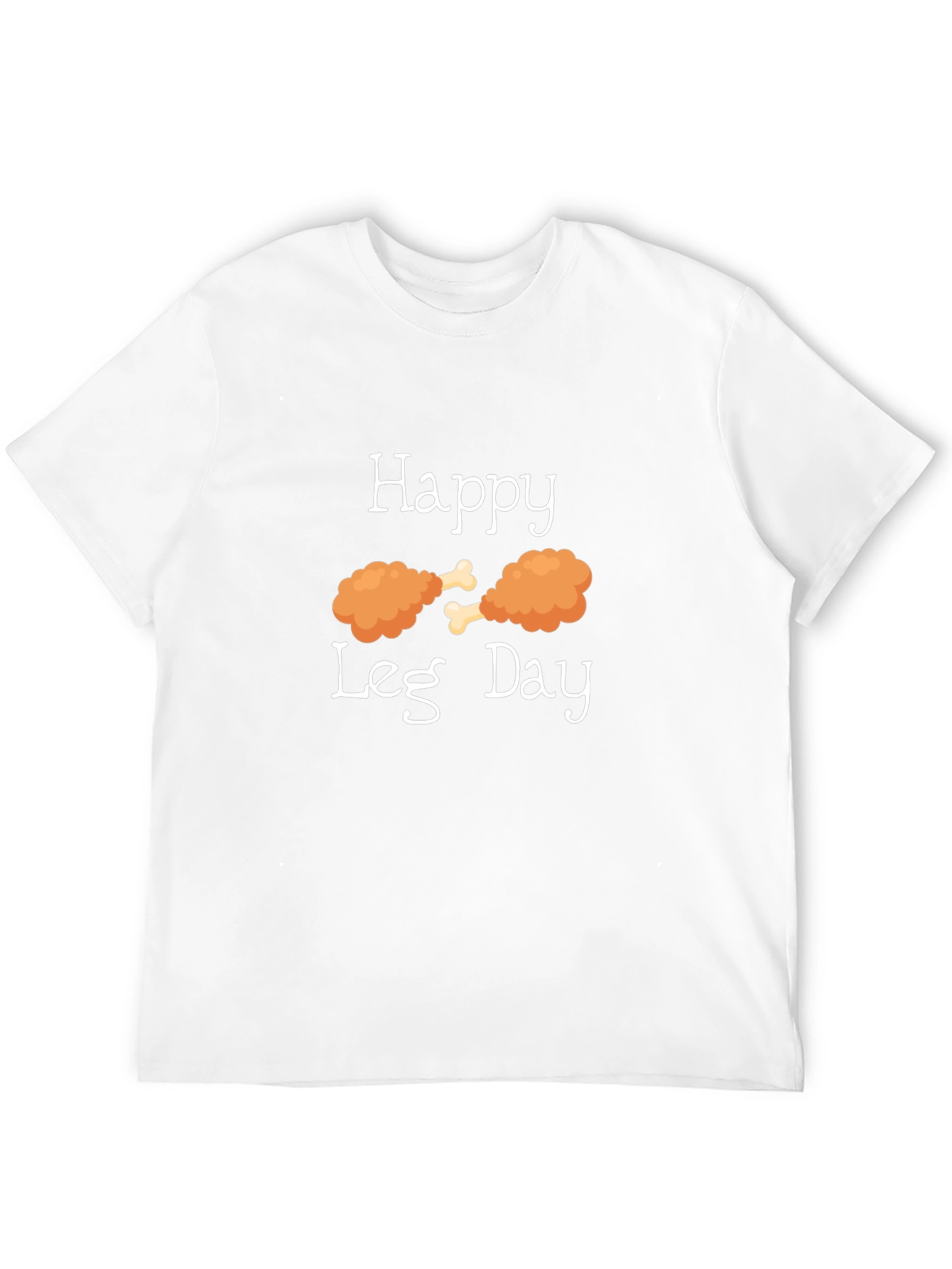 Black Happy Leg Day Graphic T-Shirt view 12