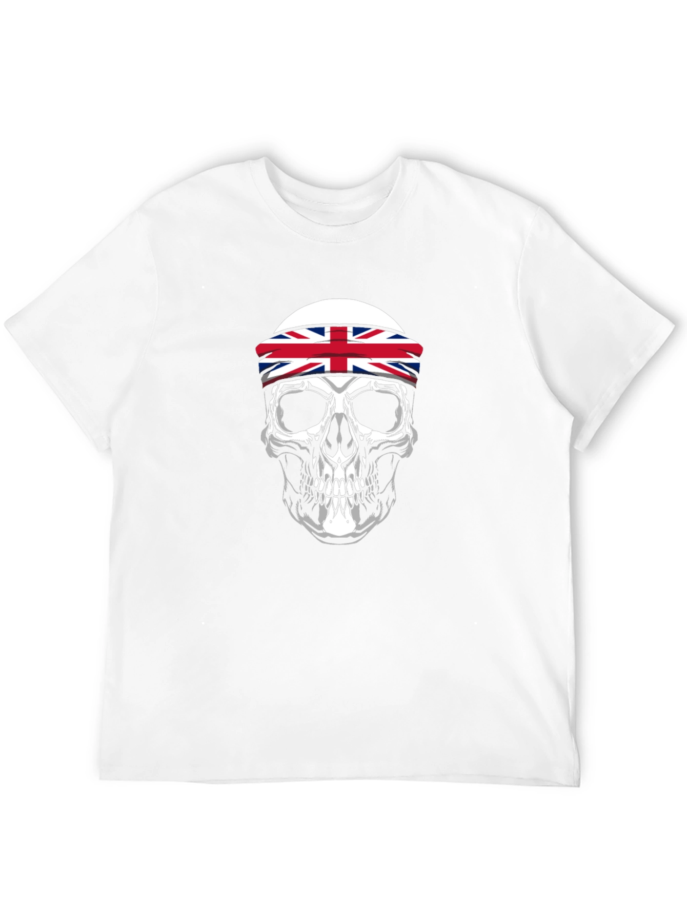 Skull UK Flag Headband Men's T-Shirt - 12