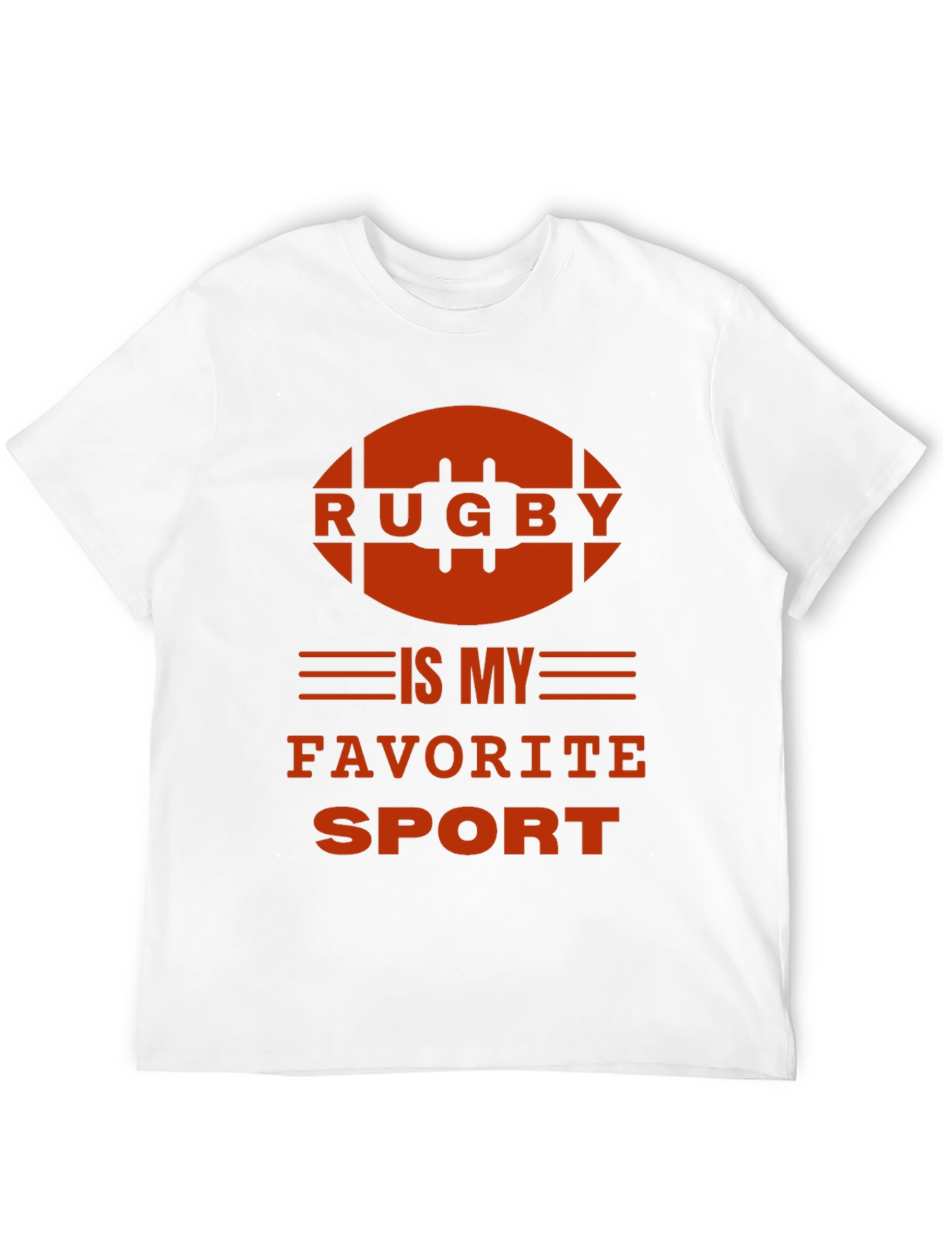 Black Rugby is My Favorite Sport T-Shirt view 12