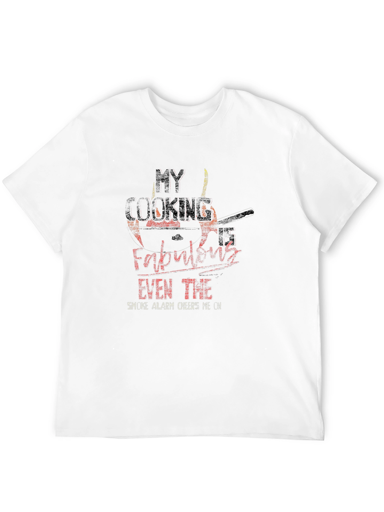 Black Funny Cooking T-Shirt - My Cooking is Fabulous view 12