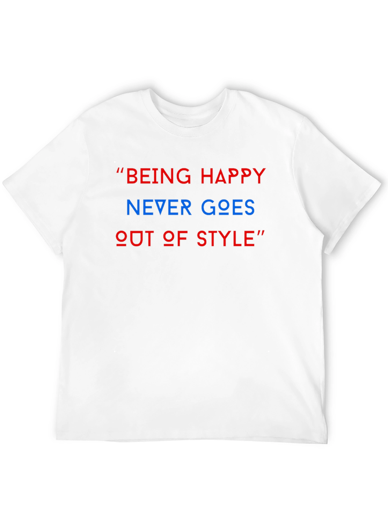Black Being Happy T-Shirt: Never Goes Out of Style view 12