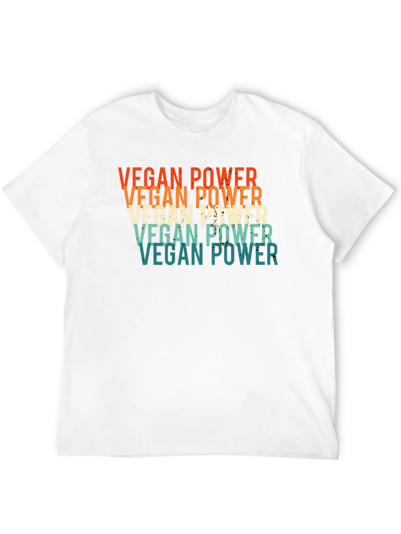 Vegan Power Retro Graphic T-Shirt - 12