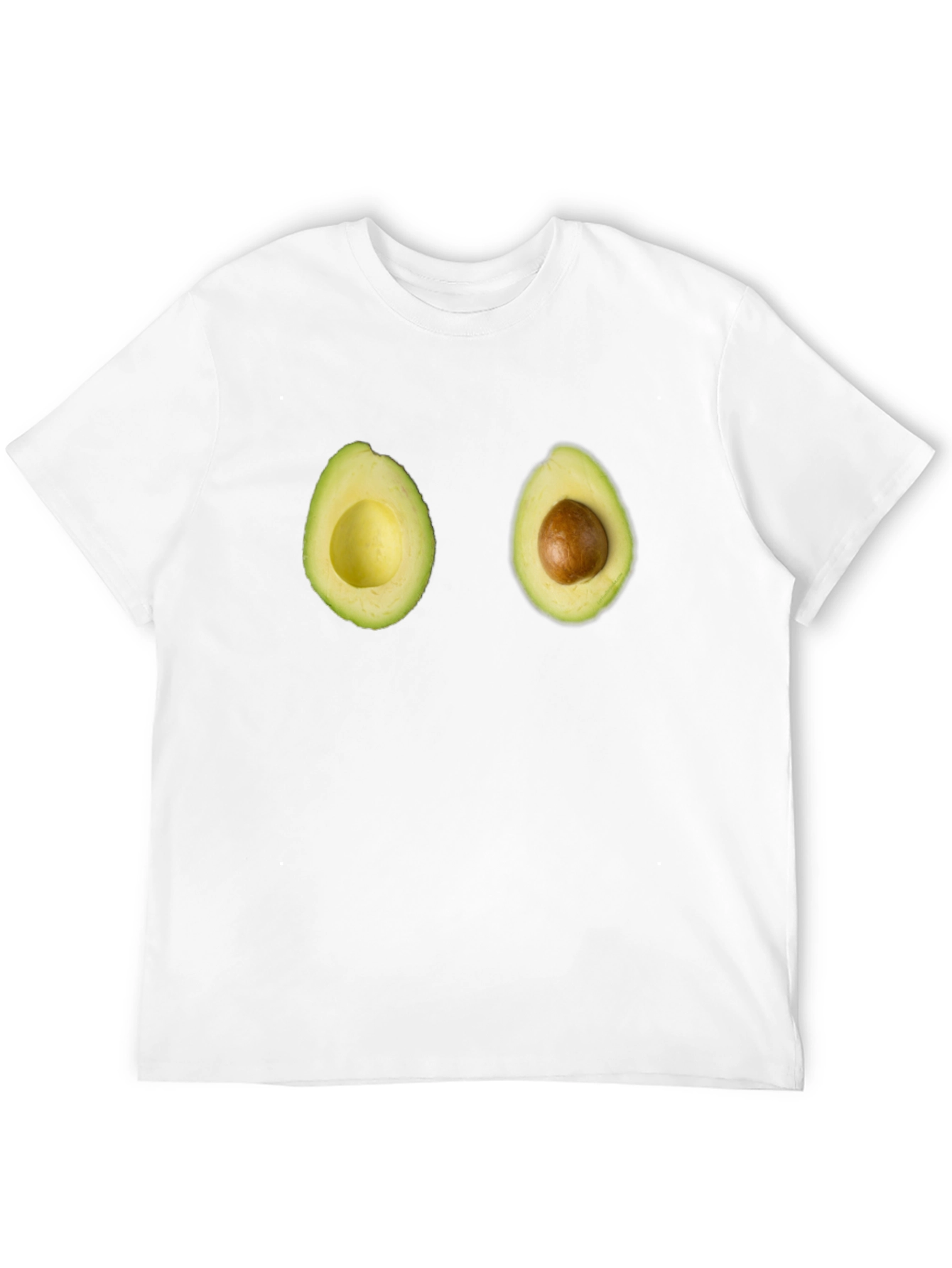 Black Avocado Halves Graphic Tee - Fun & Unique Design view 12