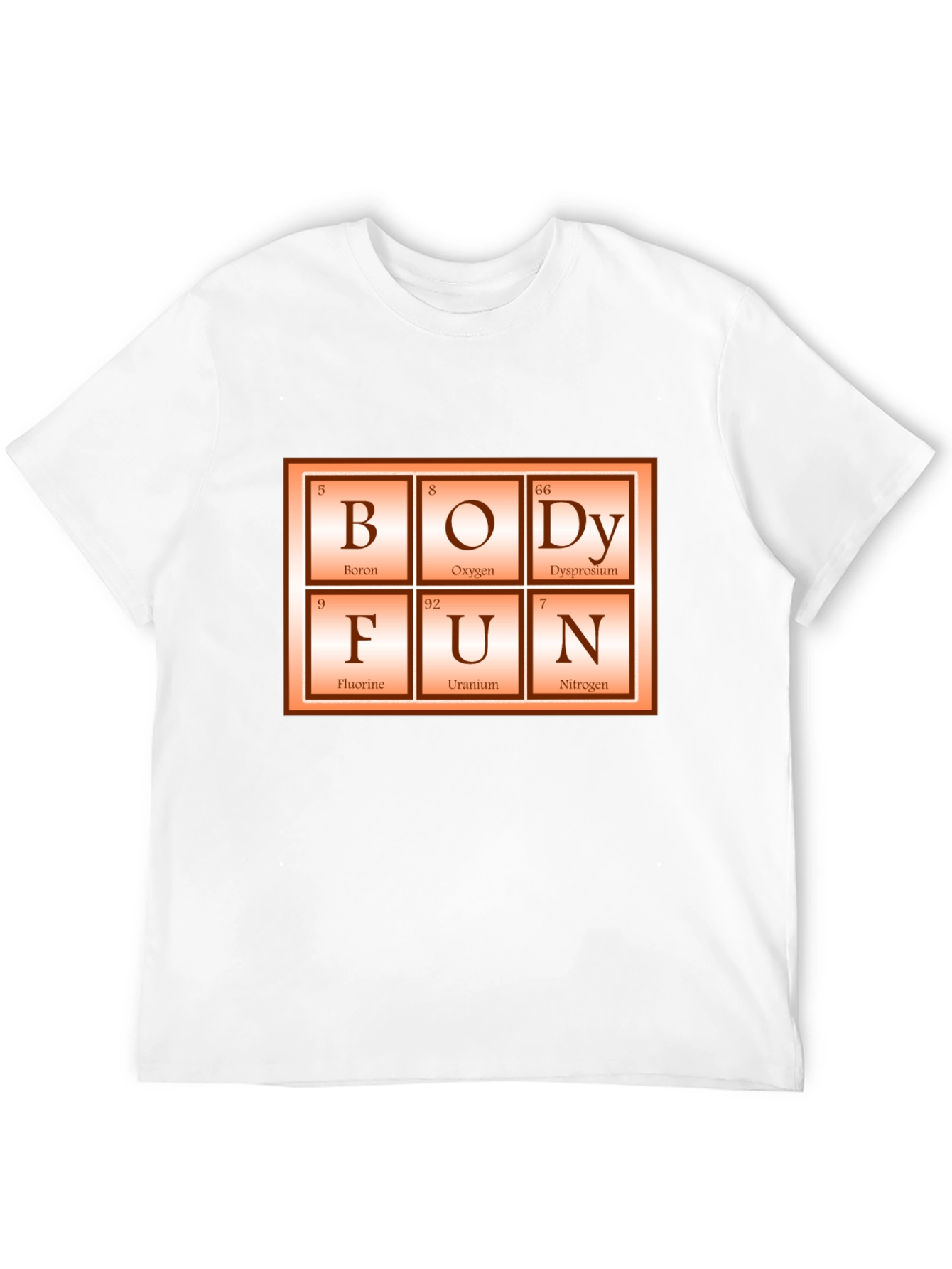 Black Periodic Table "Body Fun" Graphic Tee view 12