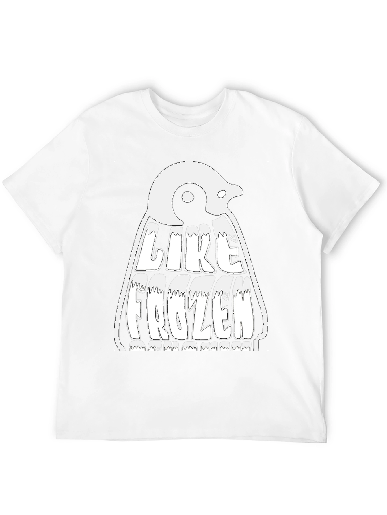 Black Penguin "Like Frozen" Graphic T-Shirt view 12
