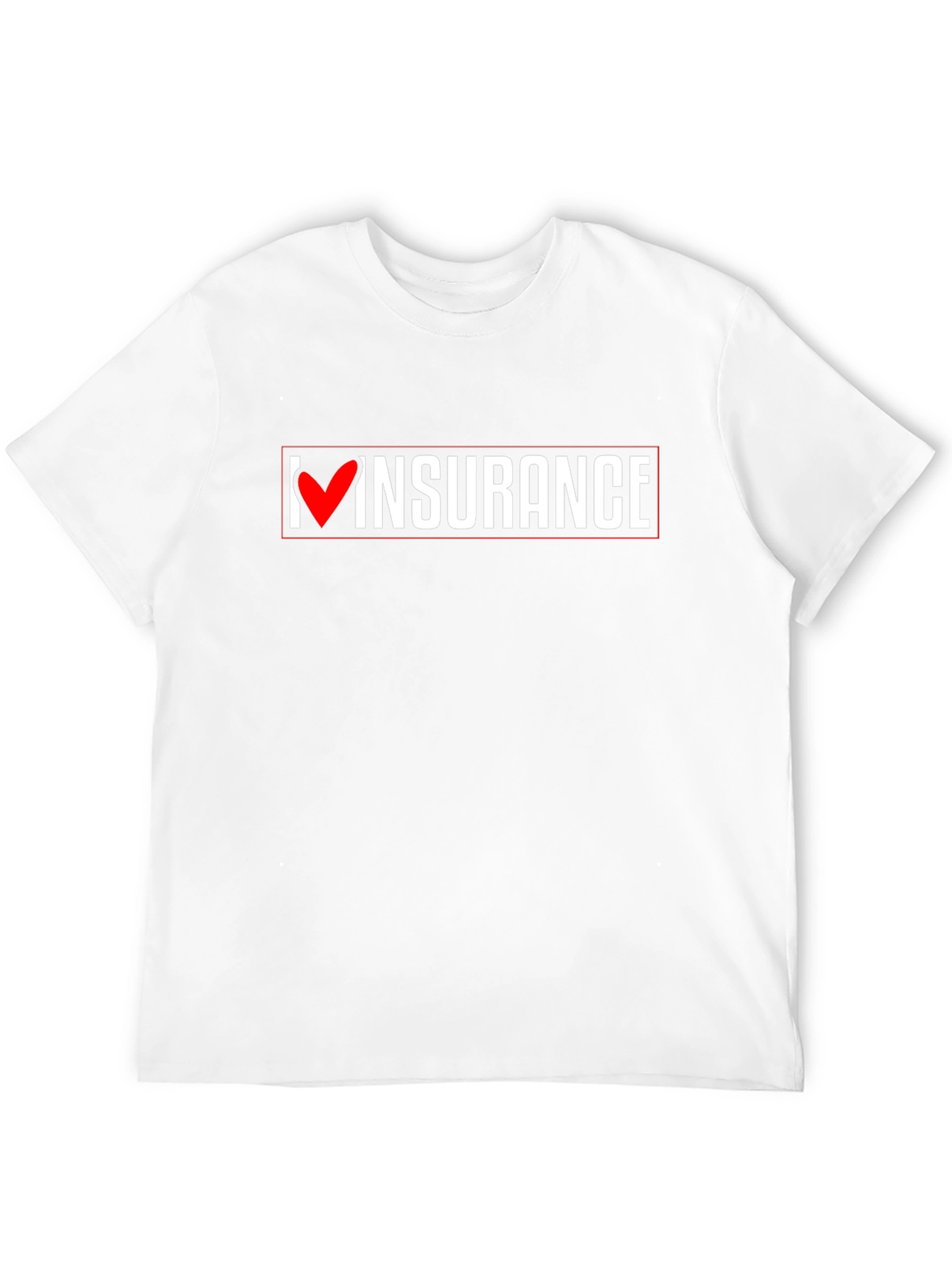 Black I Heart Insurance Black Cotton T-Shirt view 12