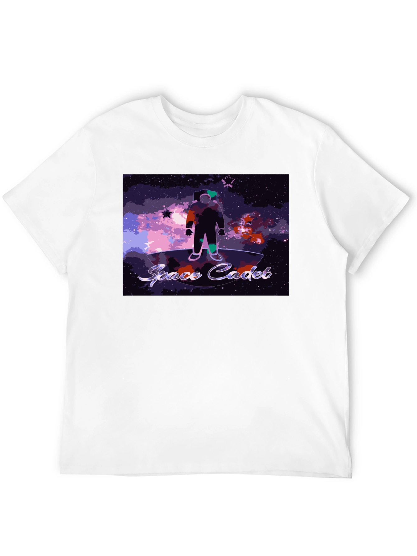 Black Space Cadet Graphic Tee - Explore the Cosmos in Style! view 12