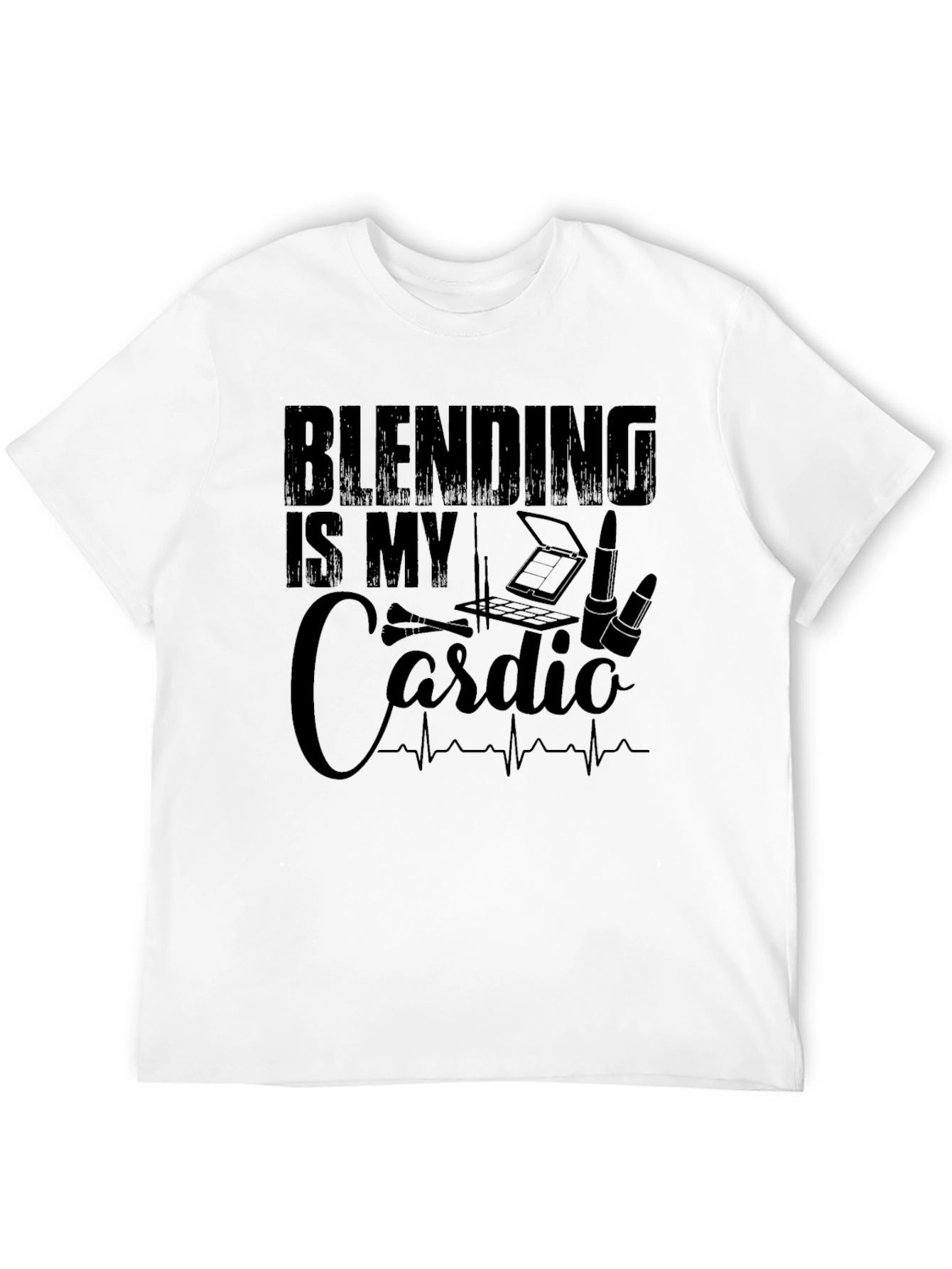 Black Blending Is My Cardio Graphic T-Shirt view 12