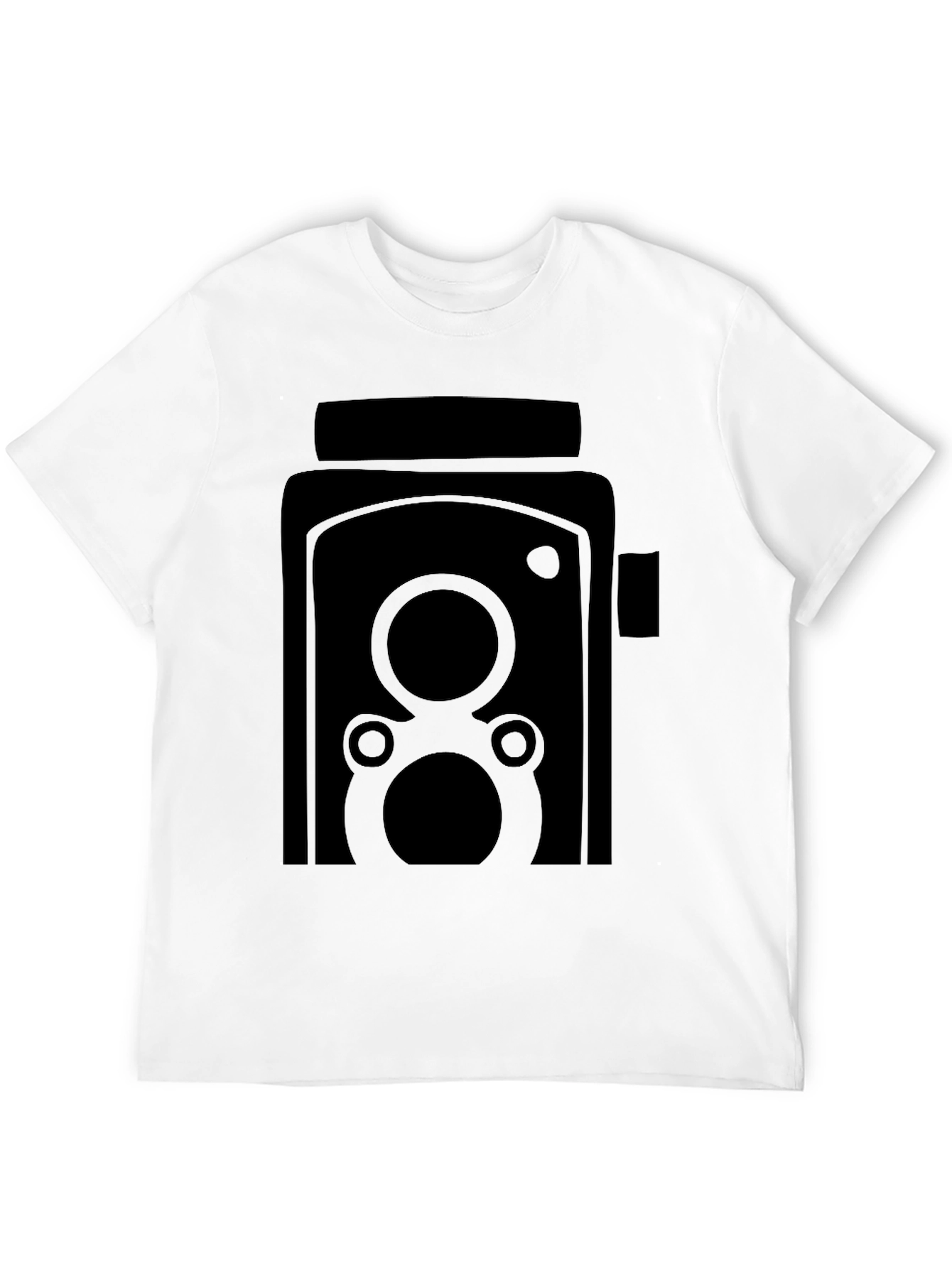 Black Vintage Camera Graphic Tee - Classic Style view 12
