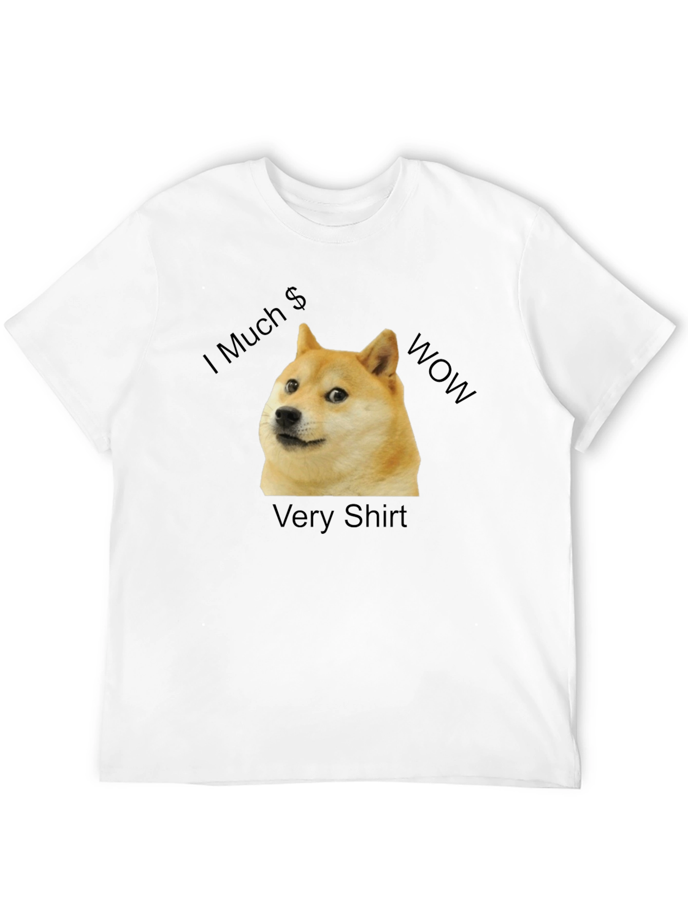 Black Doge Meme T-Shirt - I Much Wow Funny Doge Shirt view 12