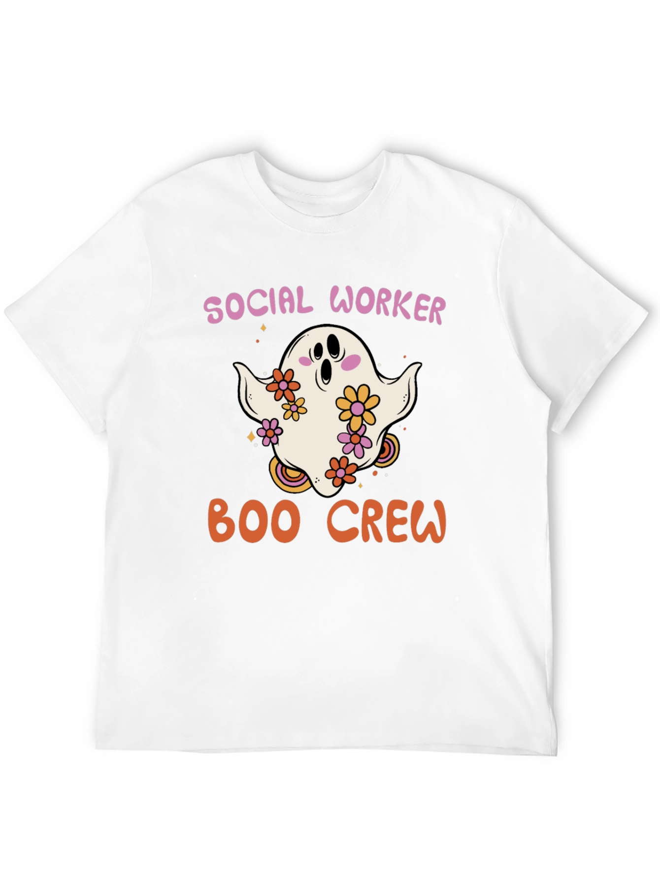 Black Social Worker Boo Crew T-Shirt view 12