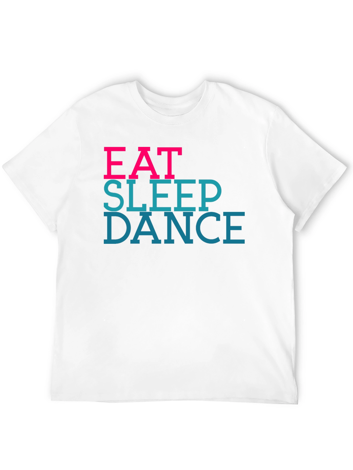 Black Eat Sleep Dance Black Graphic Tee view 12