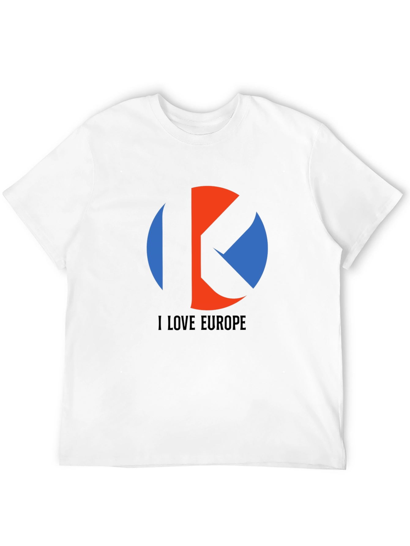 Black I Love Europe Graphic Tee view 12
