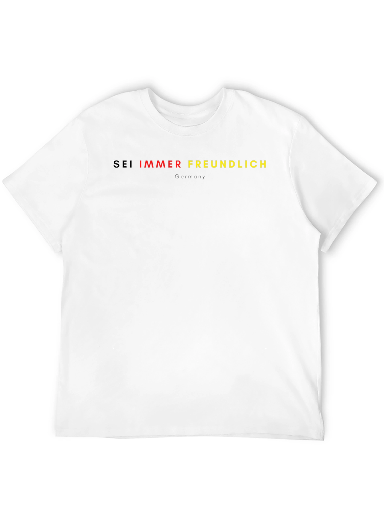 Sei Immer Freundlich Germany Tee - Classic Black T-Shirt - 12