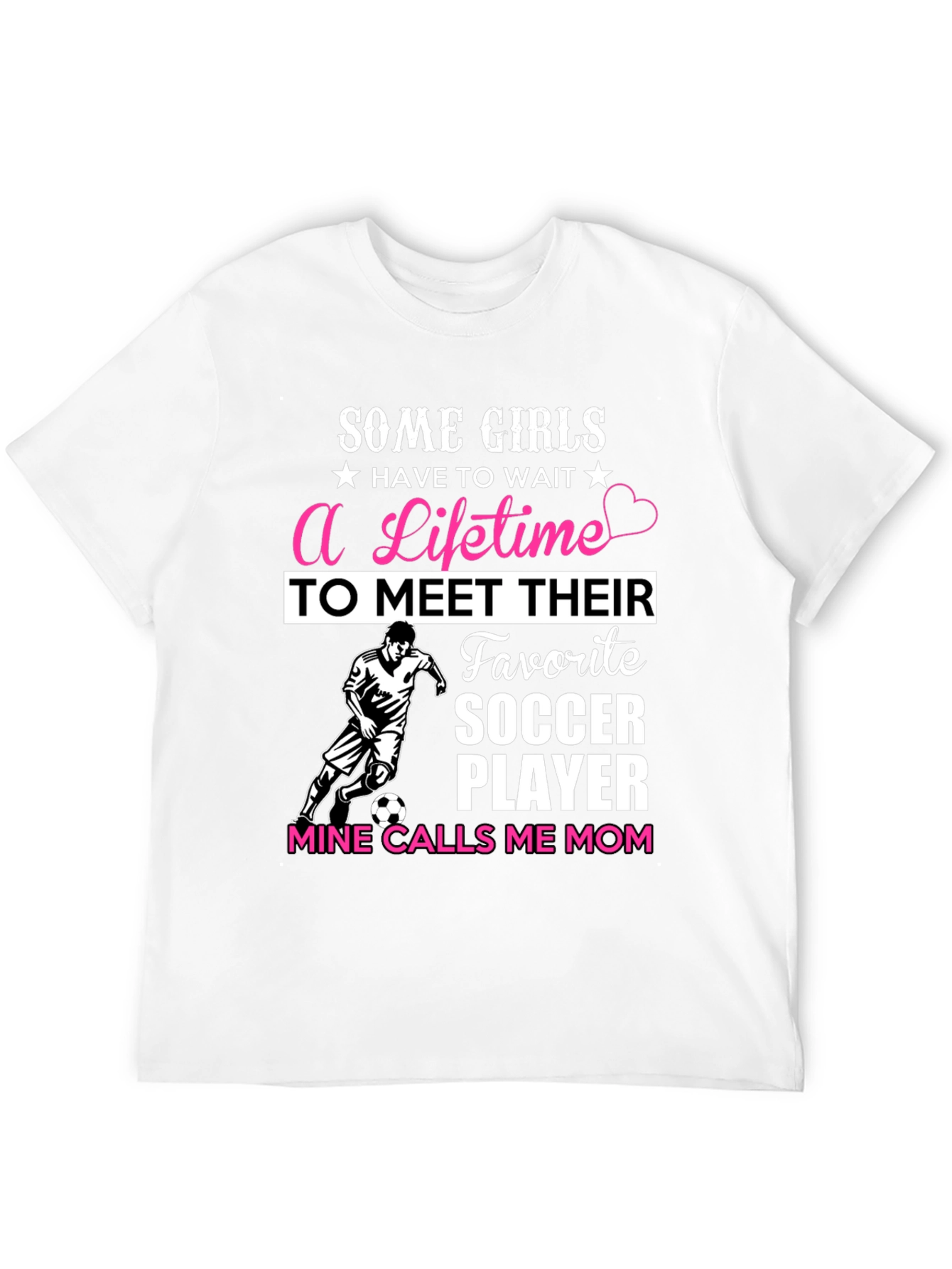 Black Soccer Mom T-Shirt - Favorite Player view 12