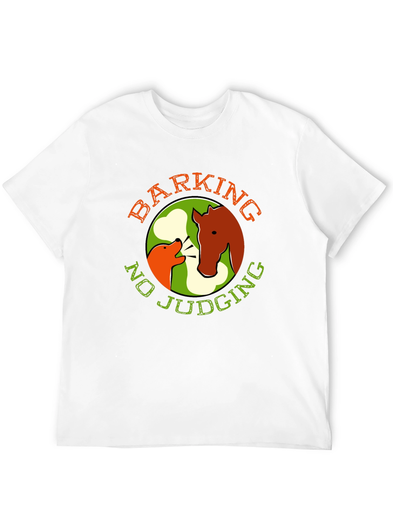 Black Barking No Judging Graphic Tee view 12