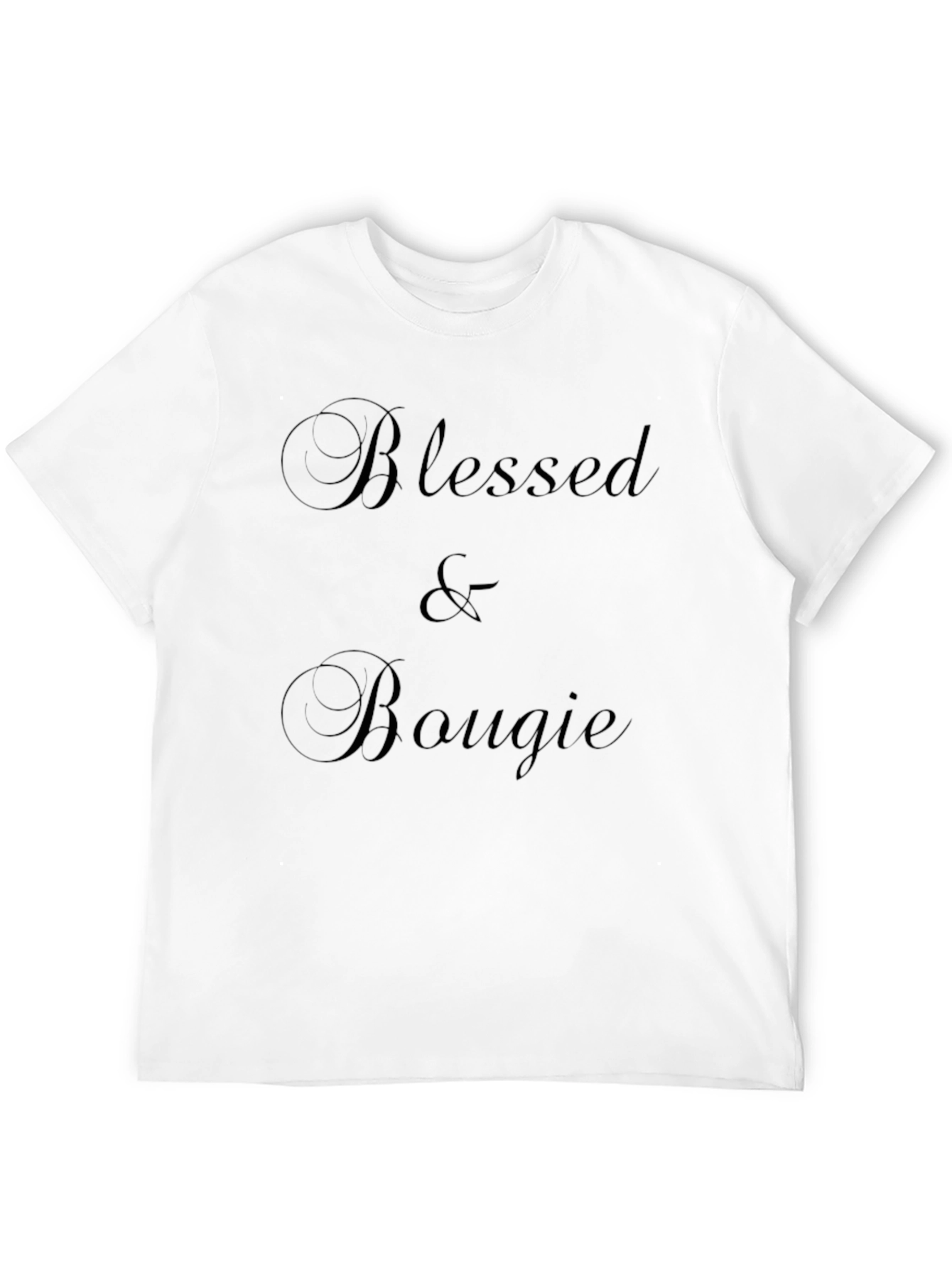 Black Blessed & Bougie Black T-Shirt view 12