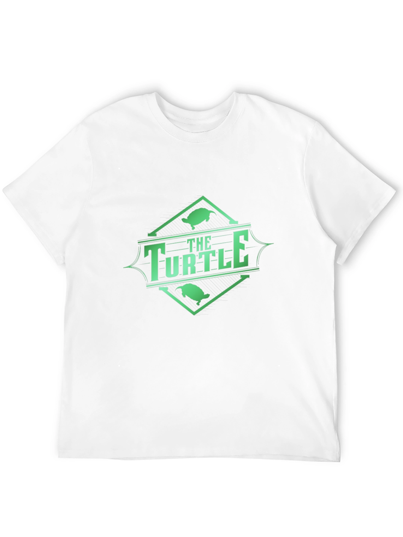Black The Turtle Graphic Tee - Black Cotton Blend T-Shirt view 12