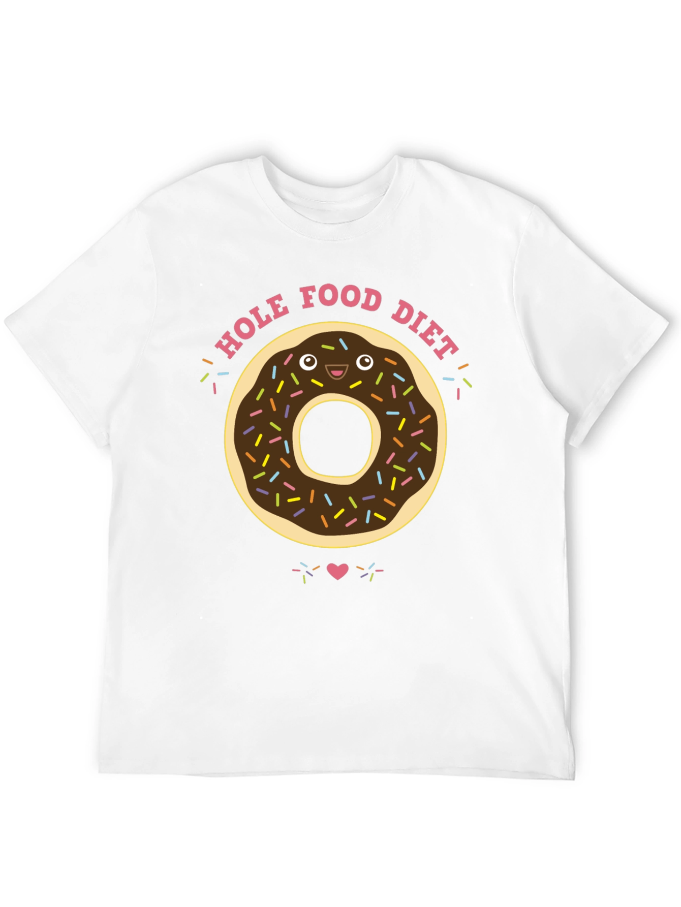 Black Hole Food Diet Donut T-Shirt view 12