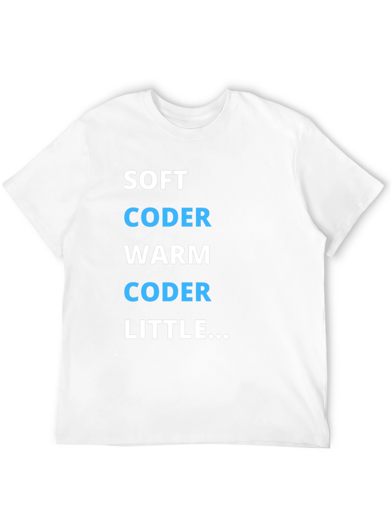 Black Soft Coder Warm Coder Funny Programmer T-Shirt view 12
