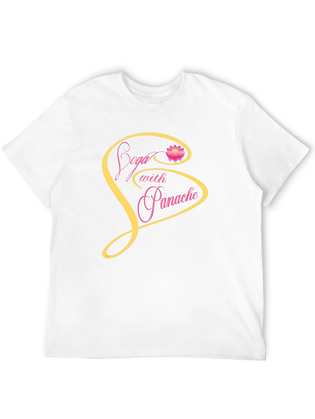 Black Yoga With Panache Graphic T-Shirt view 12