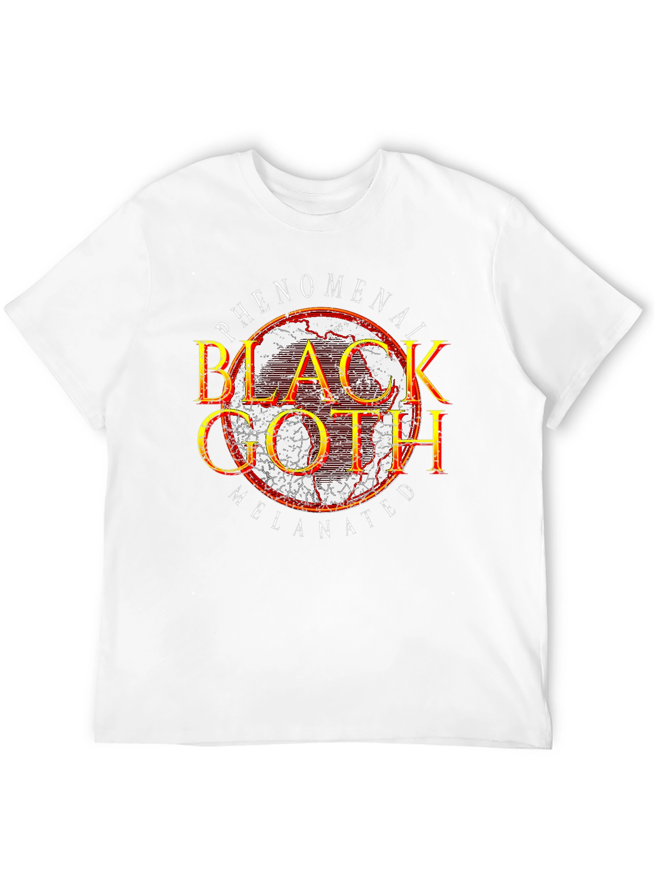 Black Phenomenal Black Goth Melanated Graphic T-Shirt view 12